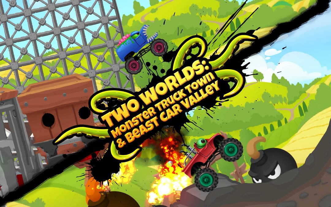 Screenshot of Monster Trucks Action Race