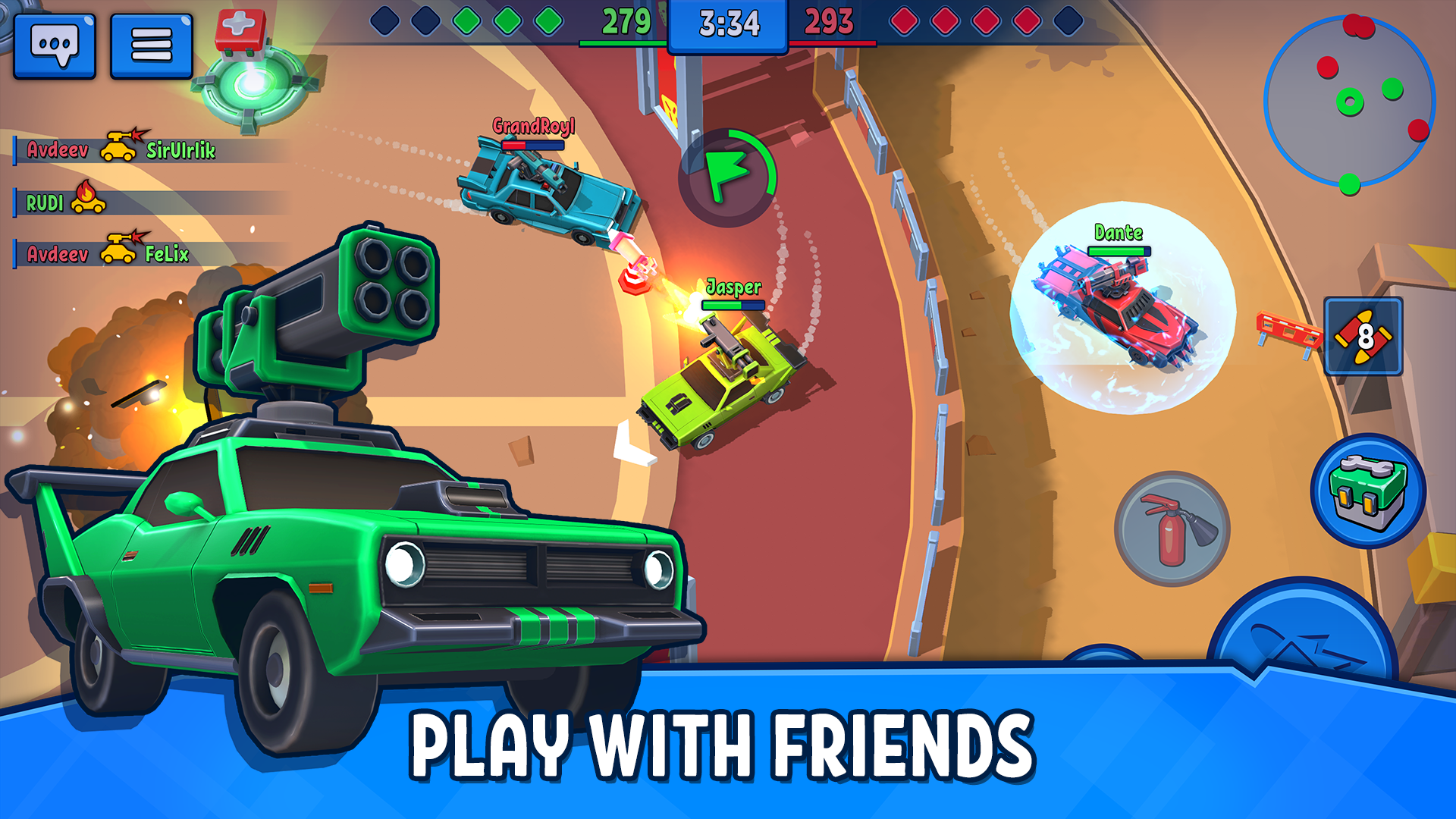 Screenshot 1 of Car Force: PvP-Shooter-Spiele 4.67