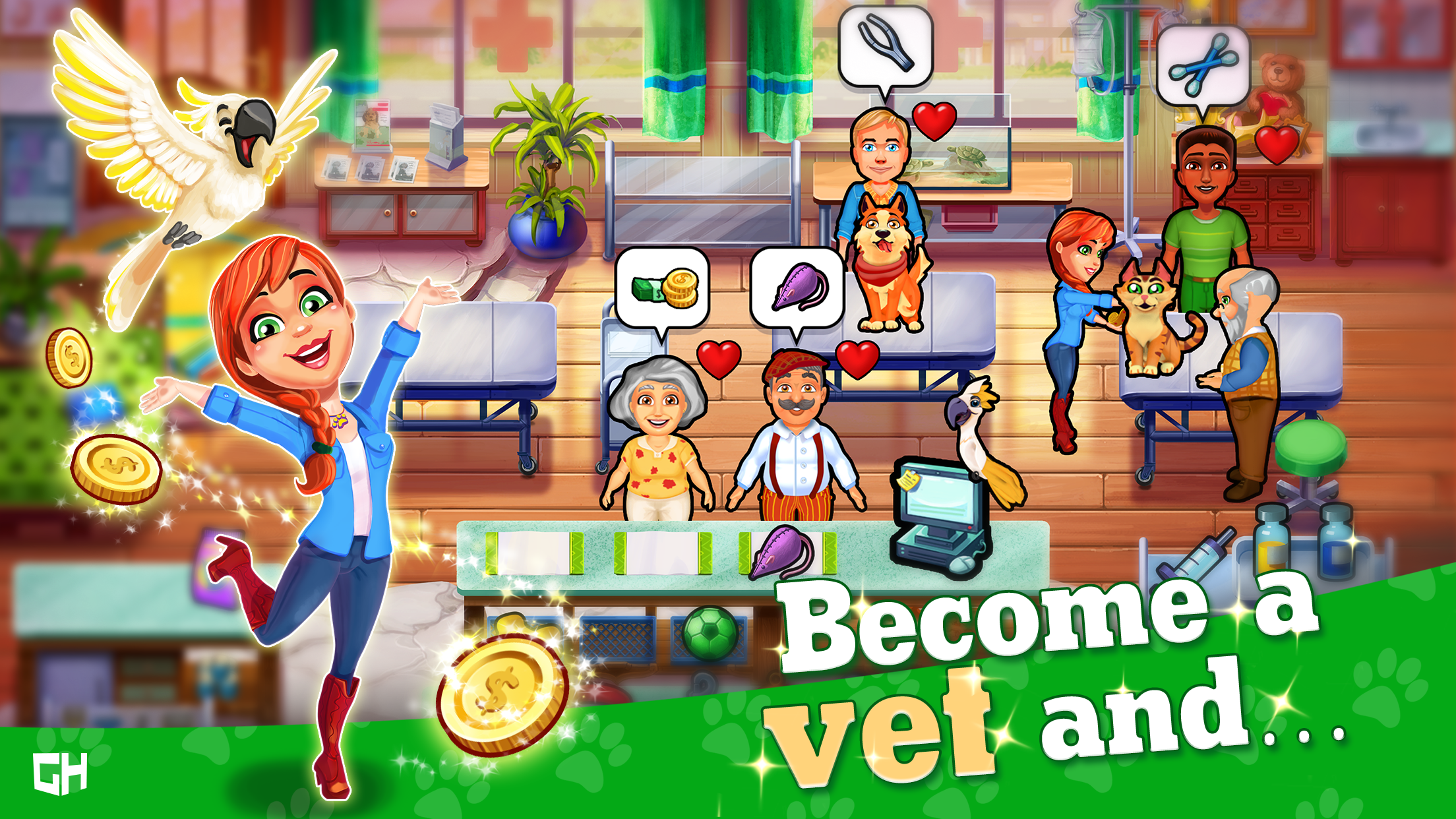 Dr. Cares - Pet Rescue 911 Game Screenshot