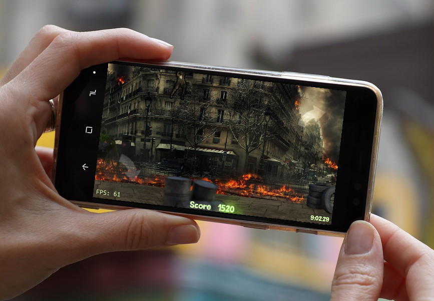 Screenshot of WasteLand Run