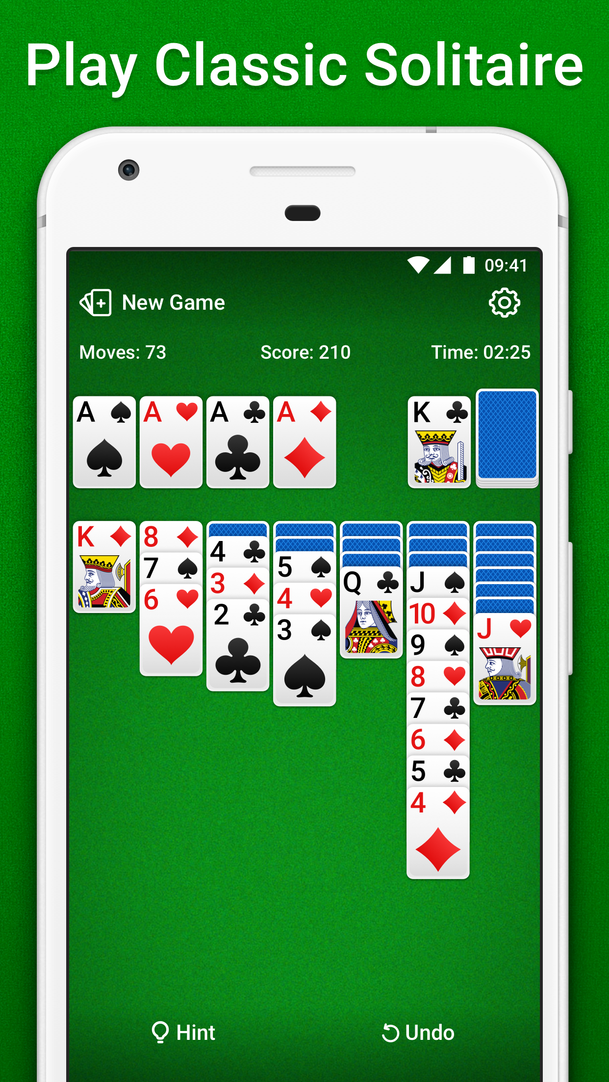 Screenshot of Solitaire – Classic Klondike Card Game