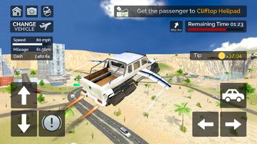 Flying Car Transport Simulator Game Screenshot