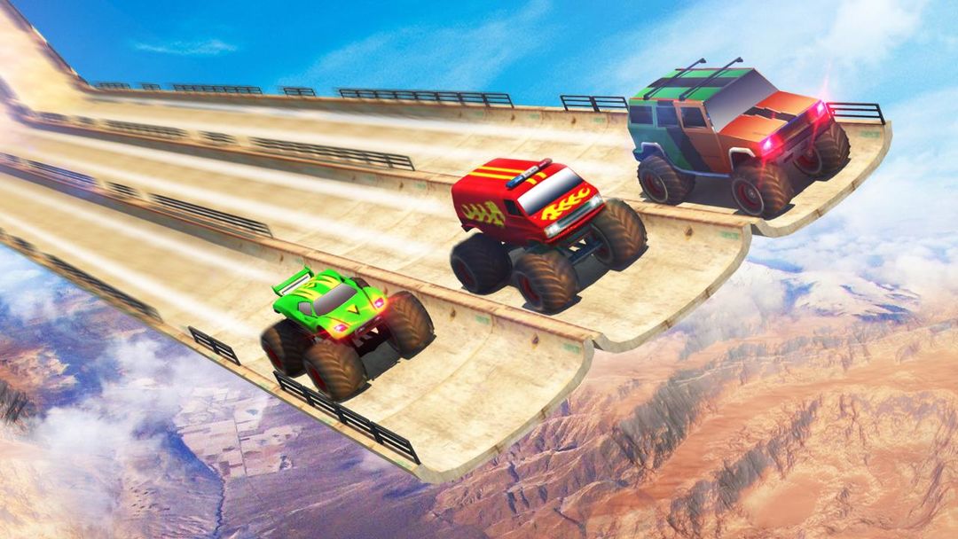 Vertical Ramp - Monster Truck Extreme Stunts ภาพหน้าจอเกม