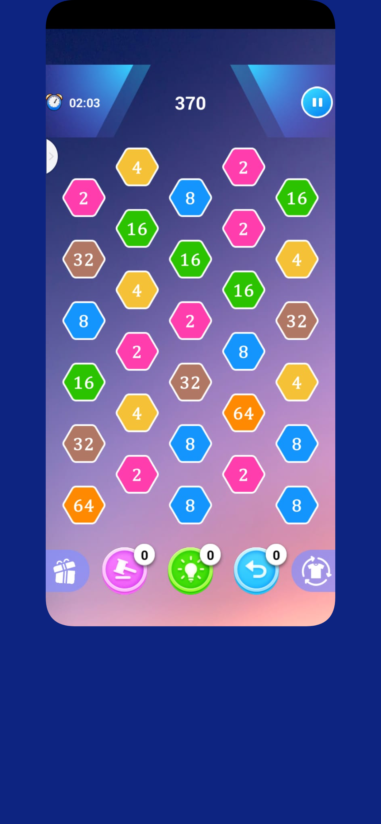 Hexa Puzzle ゲームのスクリーンショット