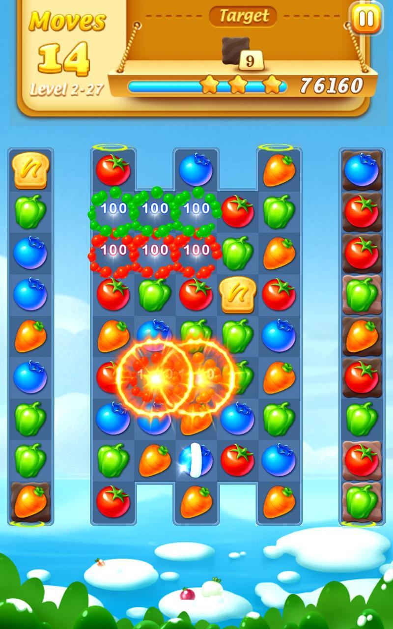 Fruits Garden Mania Game Screenshot