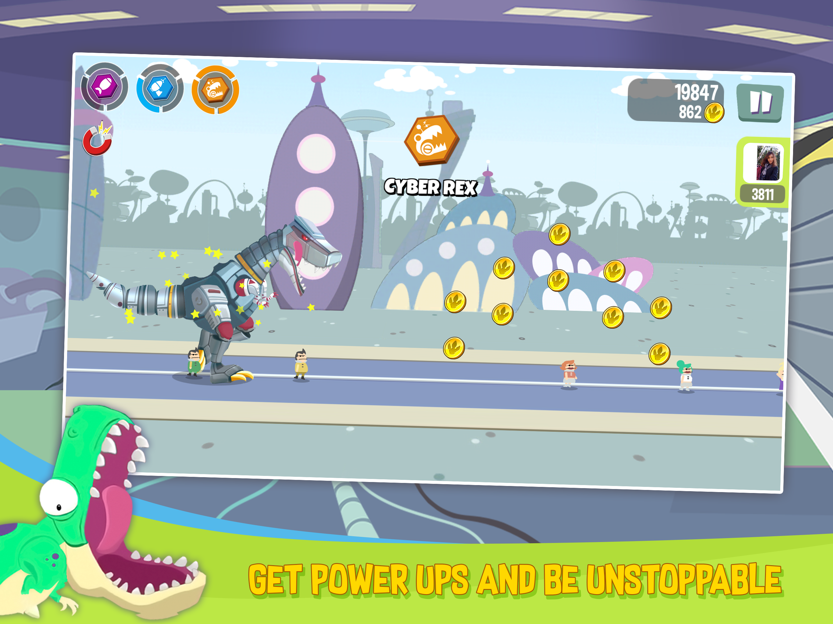 Unstoppable Rex Game Screenshot