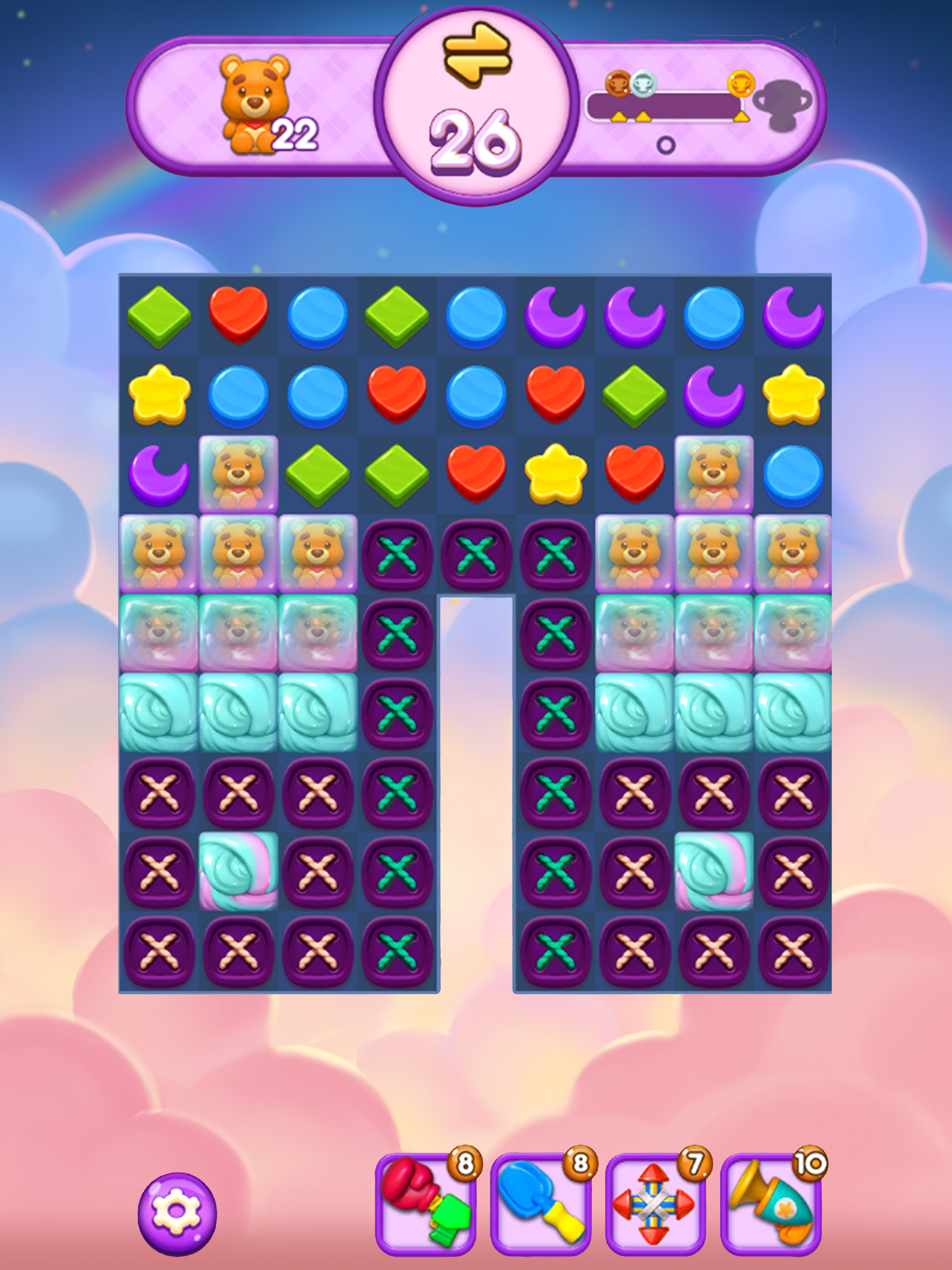 Magic Cat Match Game Screenshot