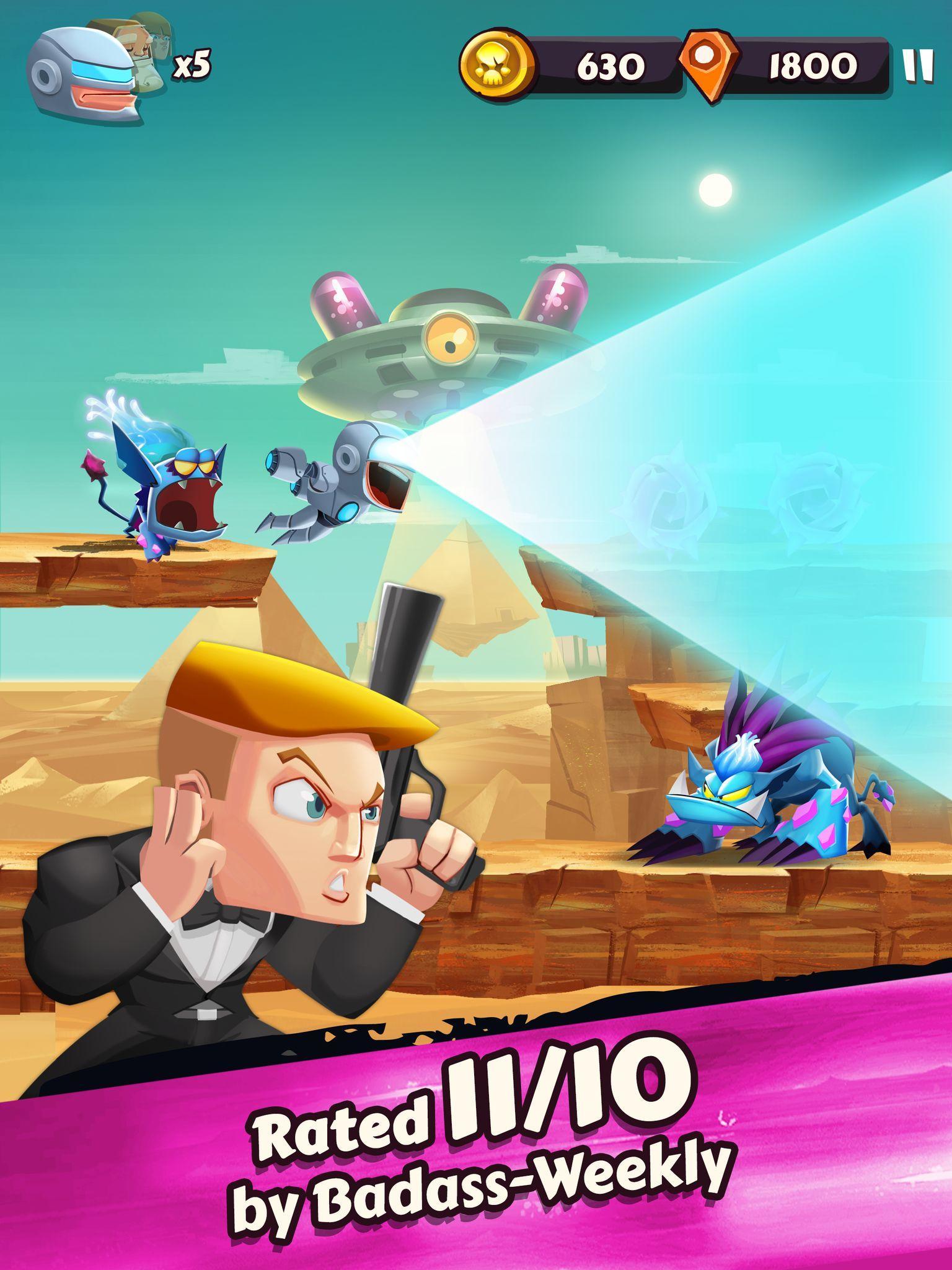 Band of Badasses: Run & Shoot Game Screenshot