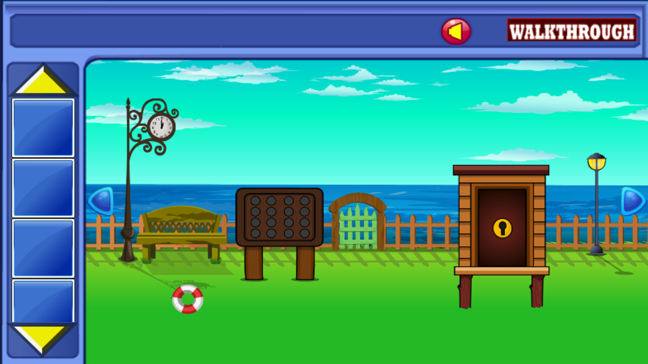 Baboon Escape From Wood Cage Game Screenshot