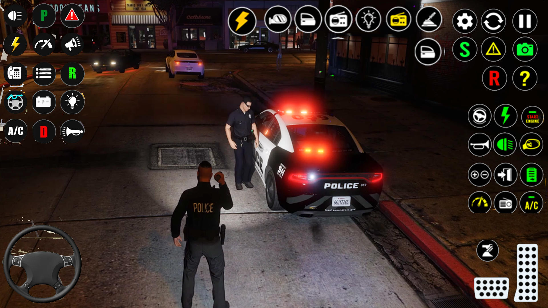 Police Cop Chase Racing 3D ภาพหน้าจอเกม