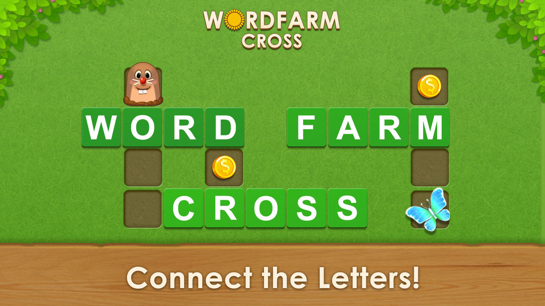 Screenshot of Word Farm Cross