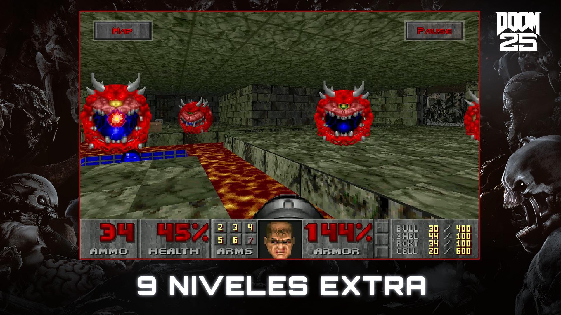 Captura de Pantalla del Juego DOOM