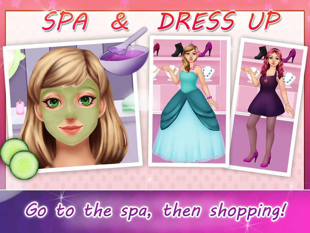 Zoey's Party Salon - Nails, Makeup, Spa & Dress Up遊戲截圖