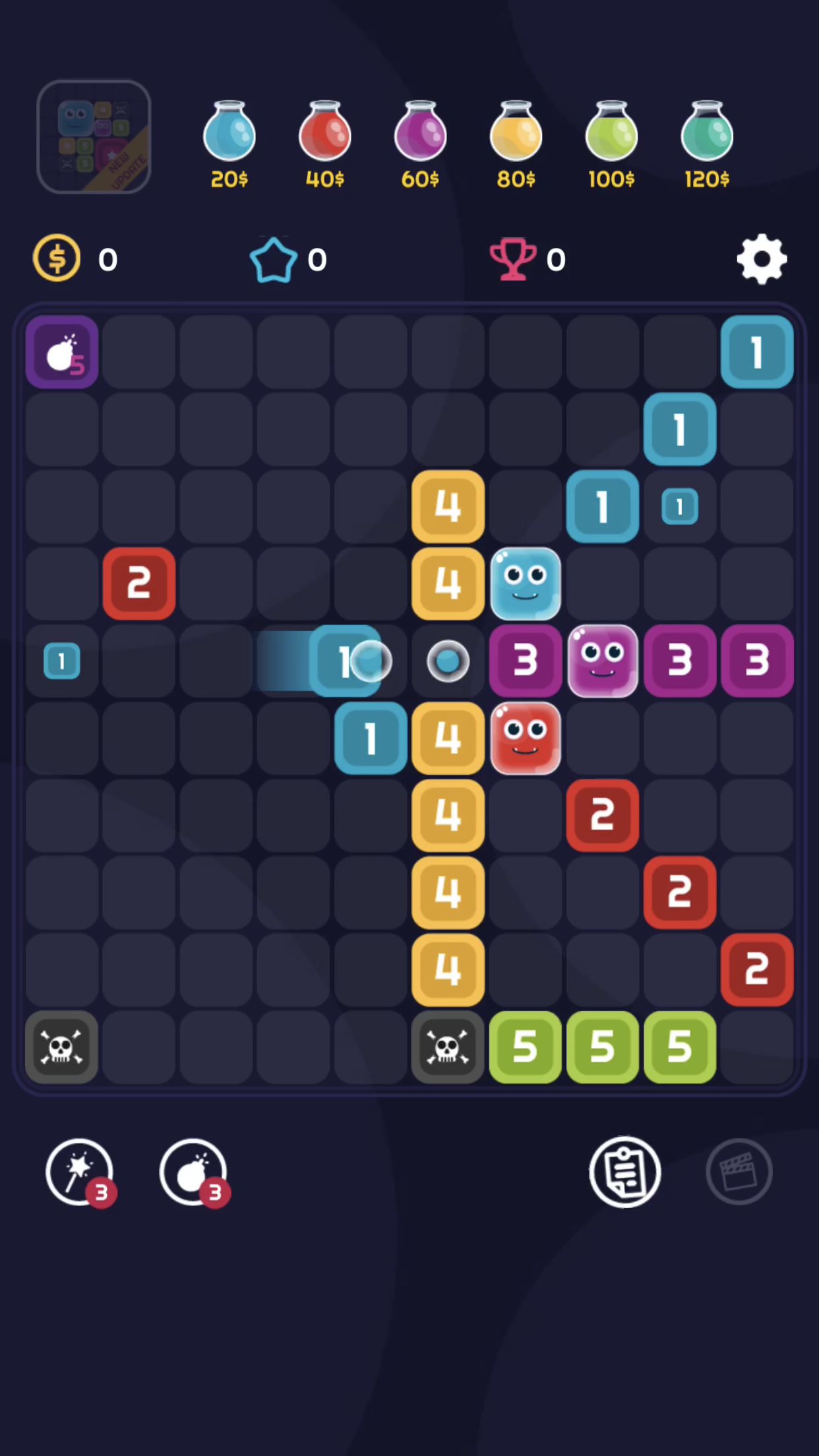 Line Puzzle Monster Game Screenshot