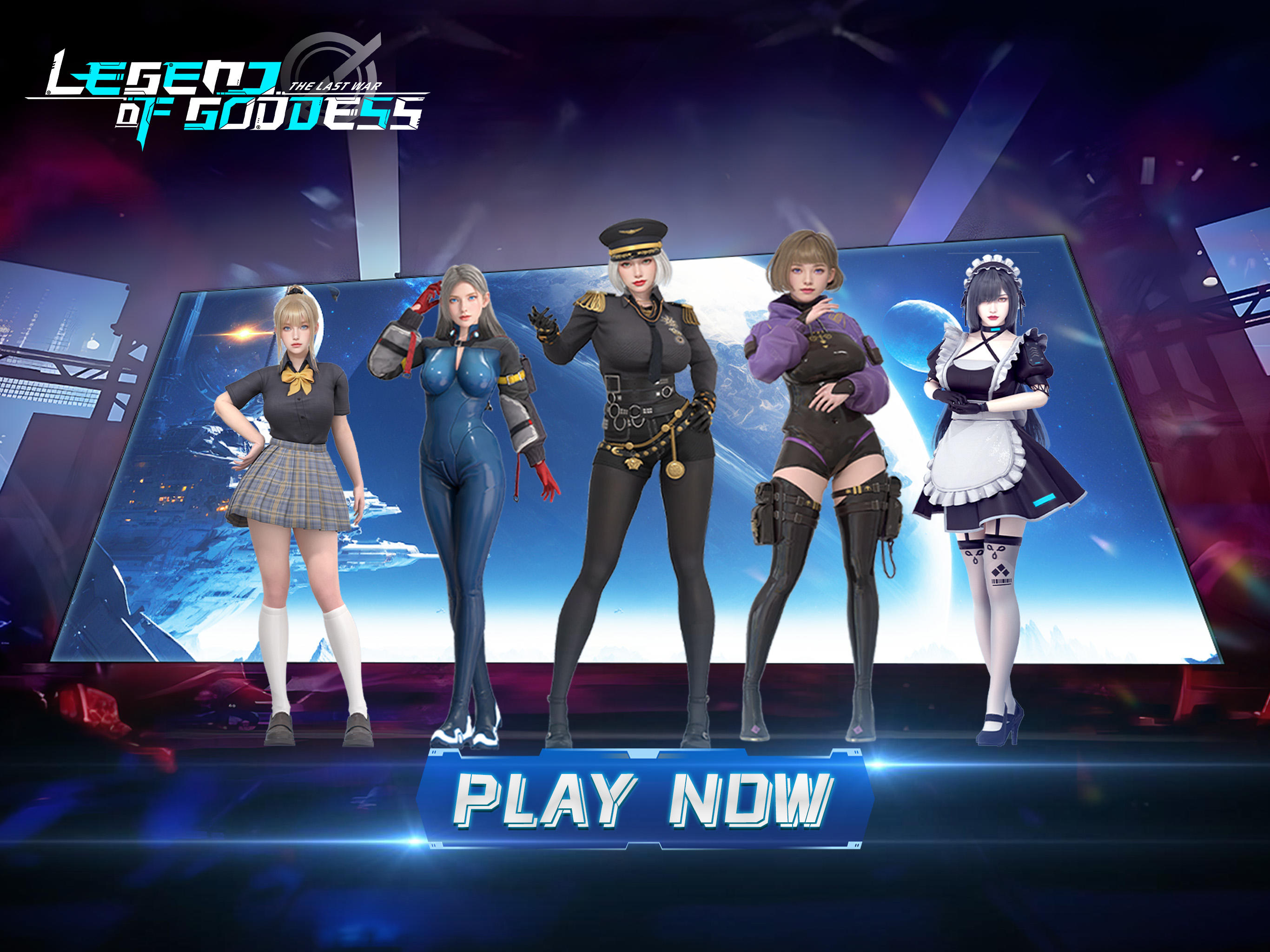 Legend of Goddess:The Last War Game Screenshot