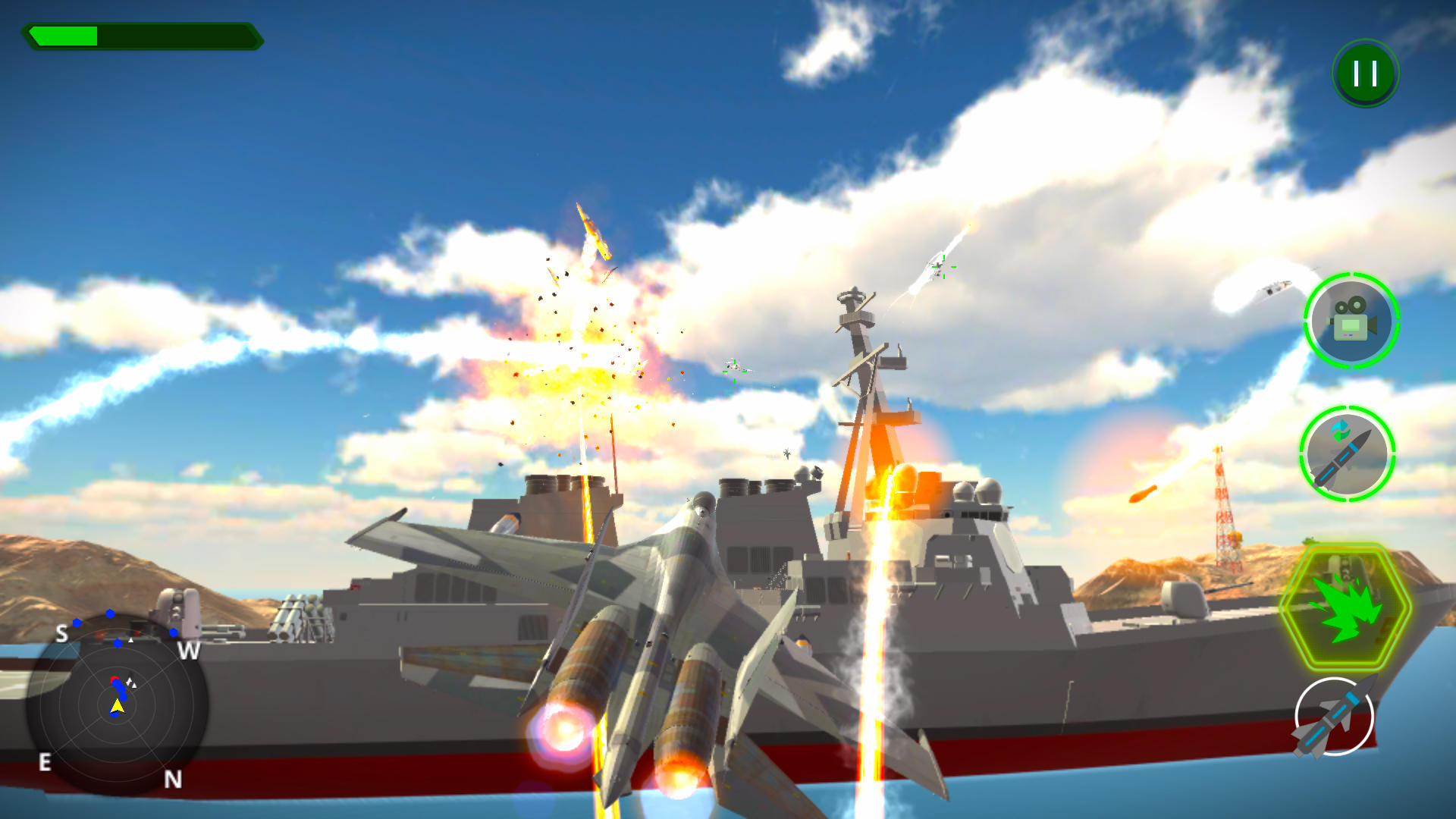 Modern Air Fighters ภาพหน้าจอเกม