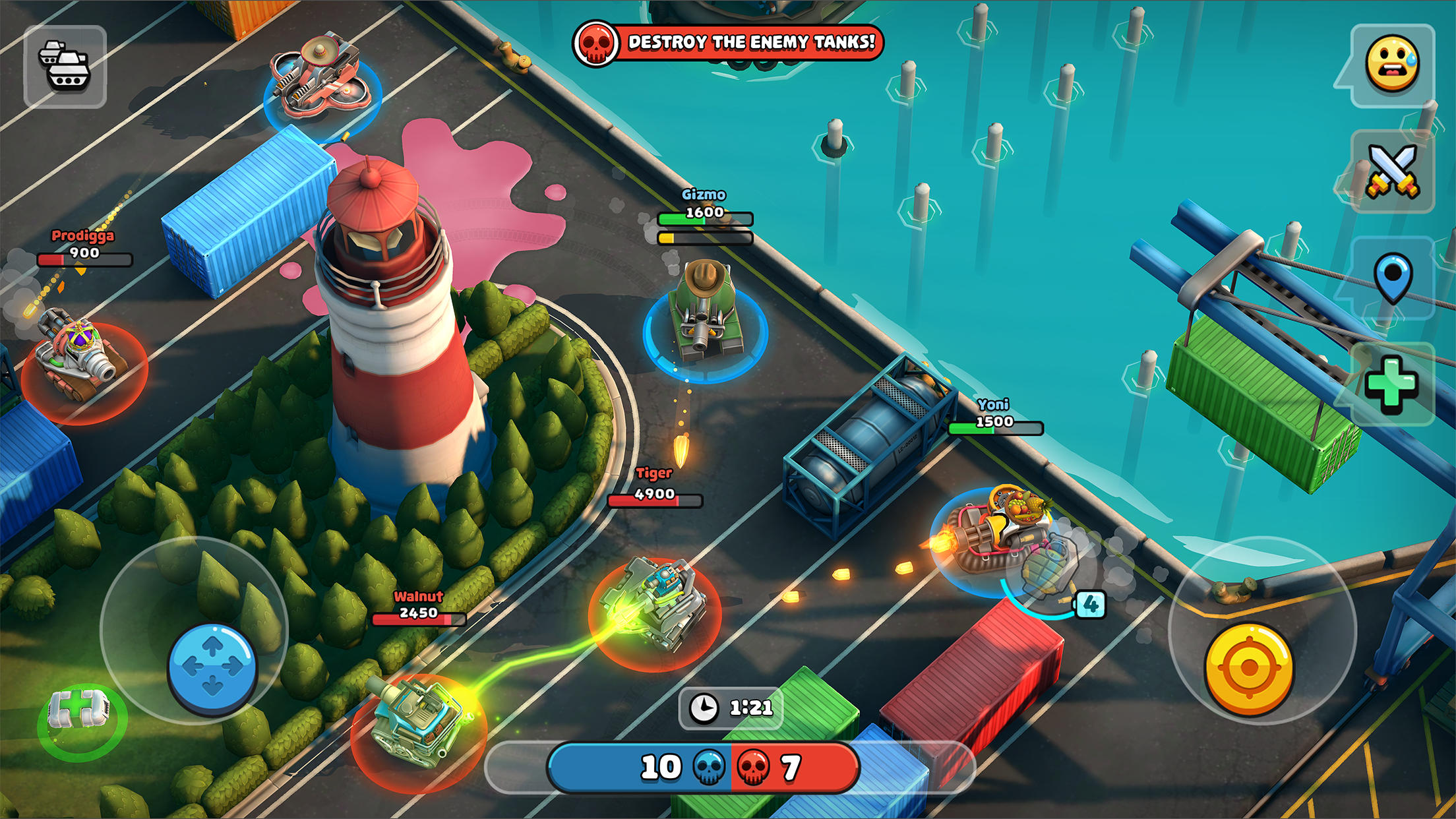 Pico Tanks: Multiplayer Mayhem Game Screenshot