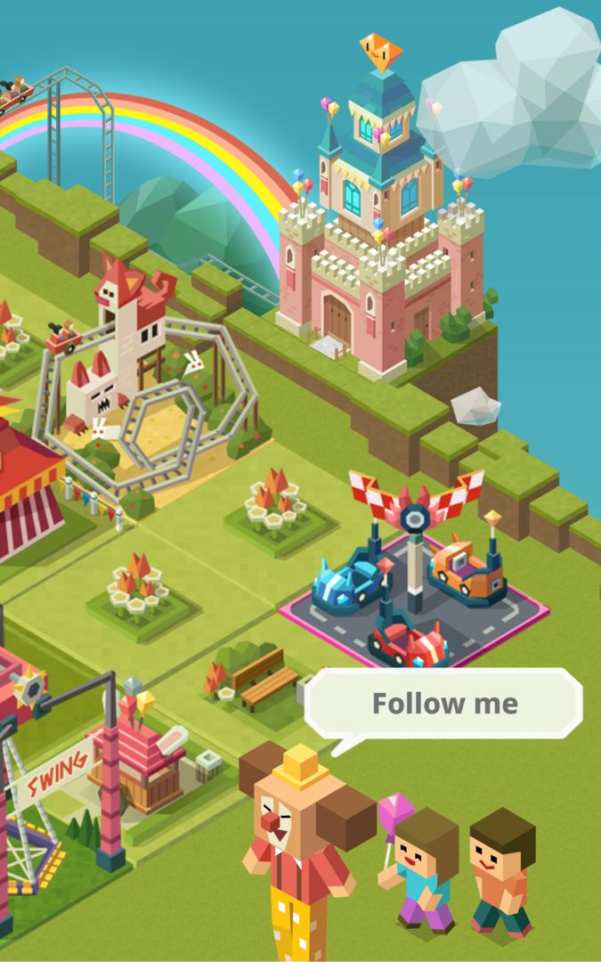 Screenshot of Merge Tycoon: 2048 Theme Park