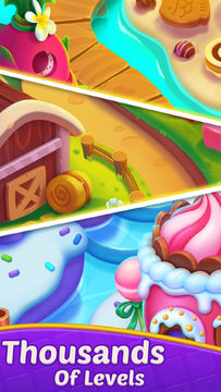 Captura de Tela do Jogo Frenesi de doces - Candy Mania