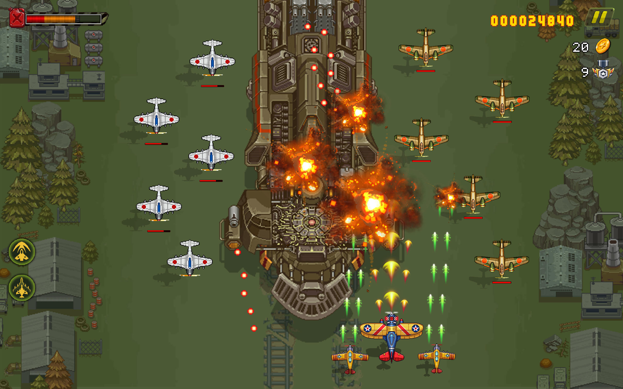 1945 Air Force: Plane Shooter Game Screenshot