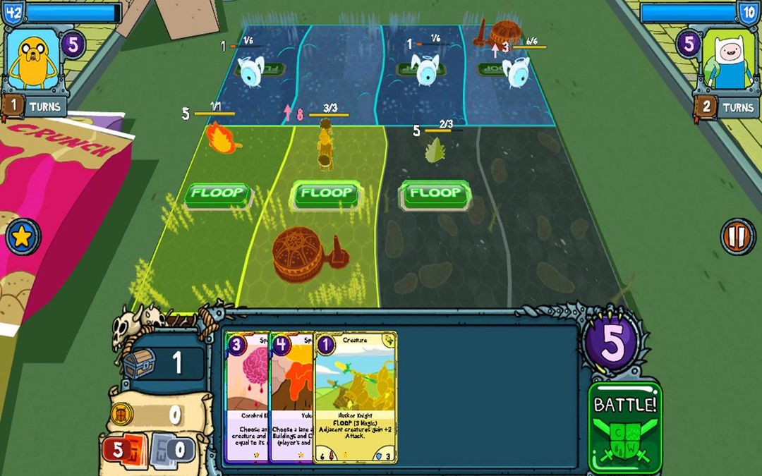 Card Wars - Adventure Time 게임 스크린 샷