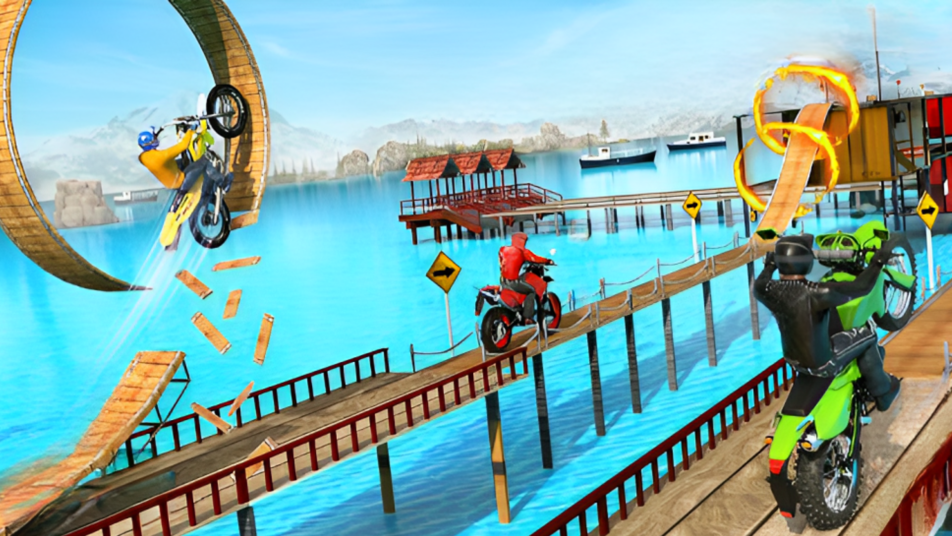 Screenshot of Ramp Bike Moto Stunt Racer