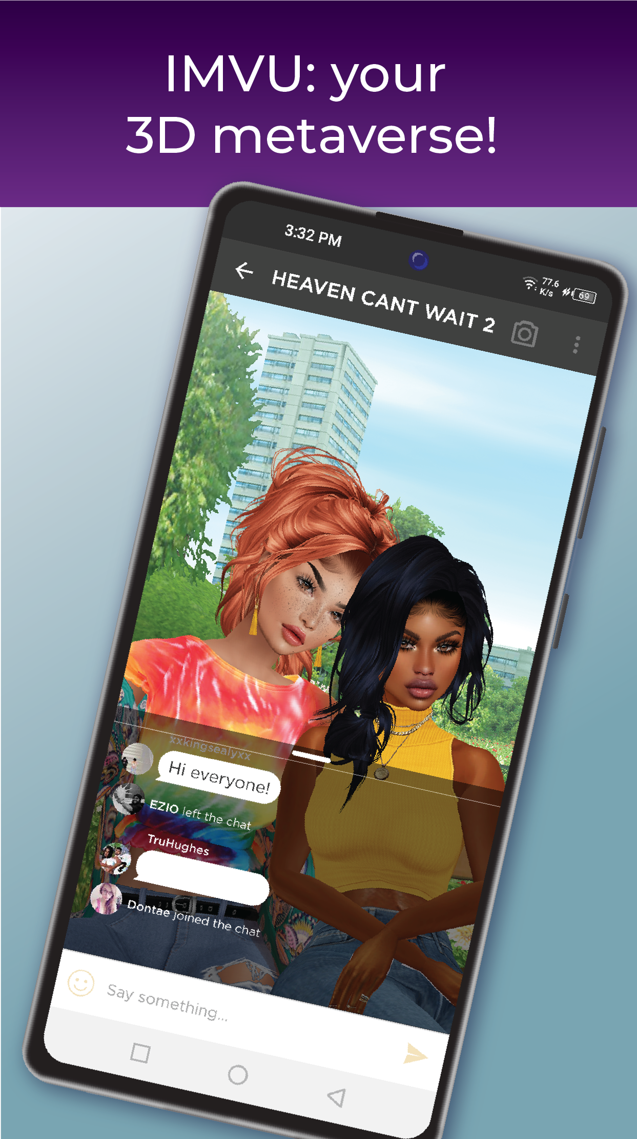 IMVU: Social Chat & Avatar app screenshot game