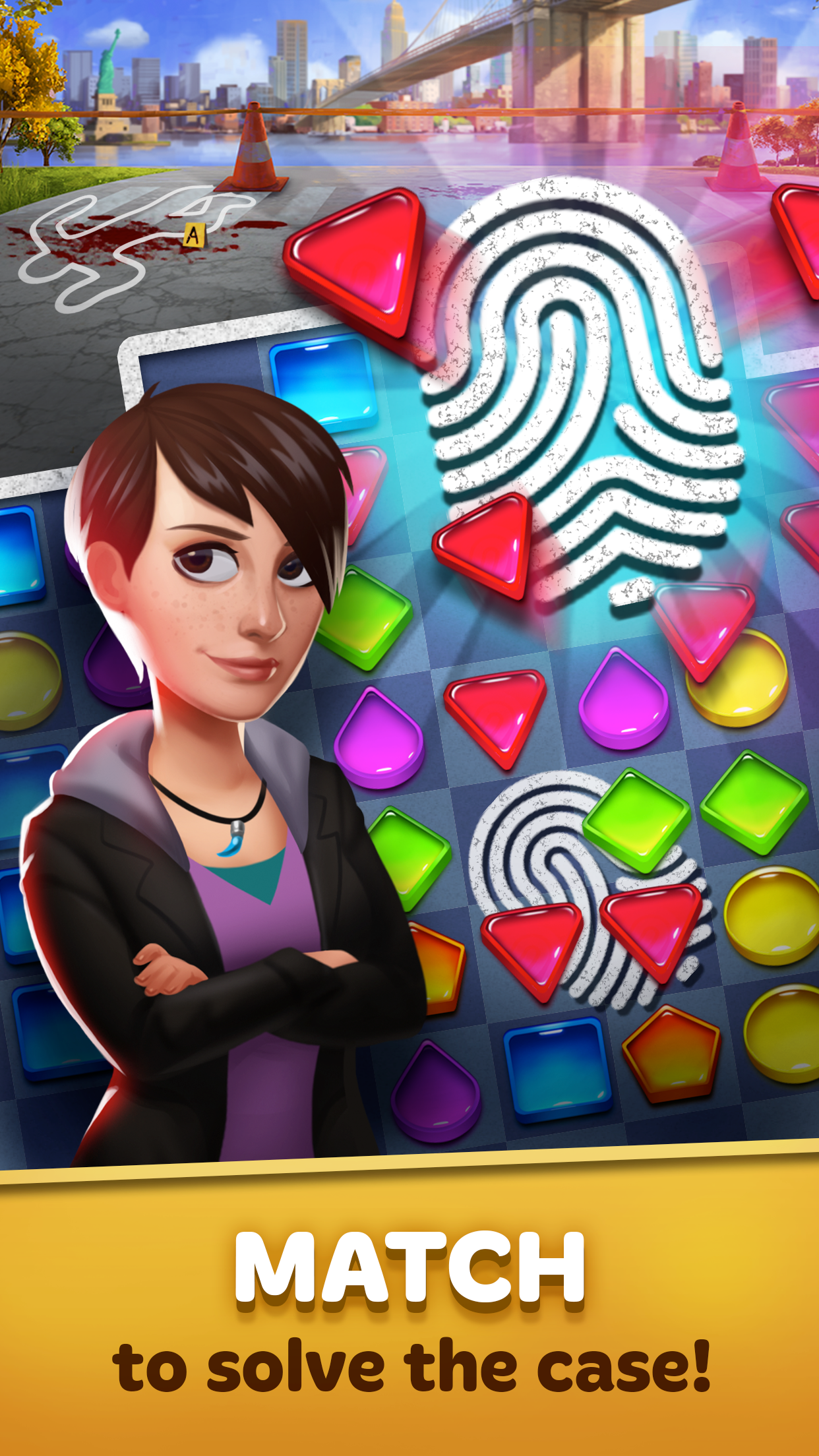 Crime Match ゲームのスクリーンショット
