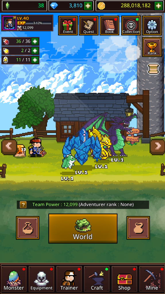 Grow Pixelmon Masters : World Game Screenshot
