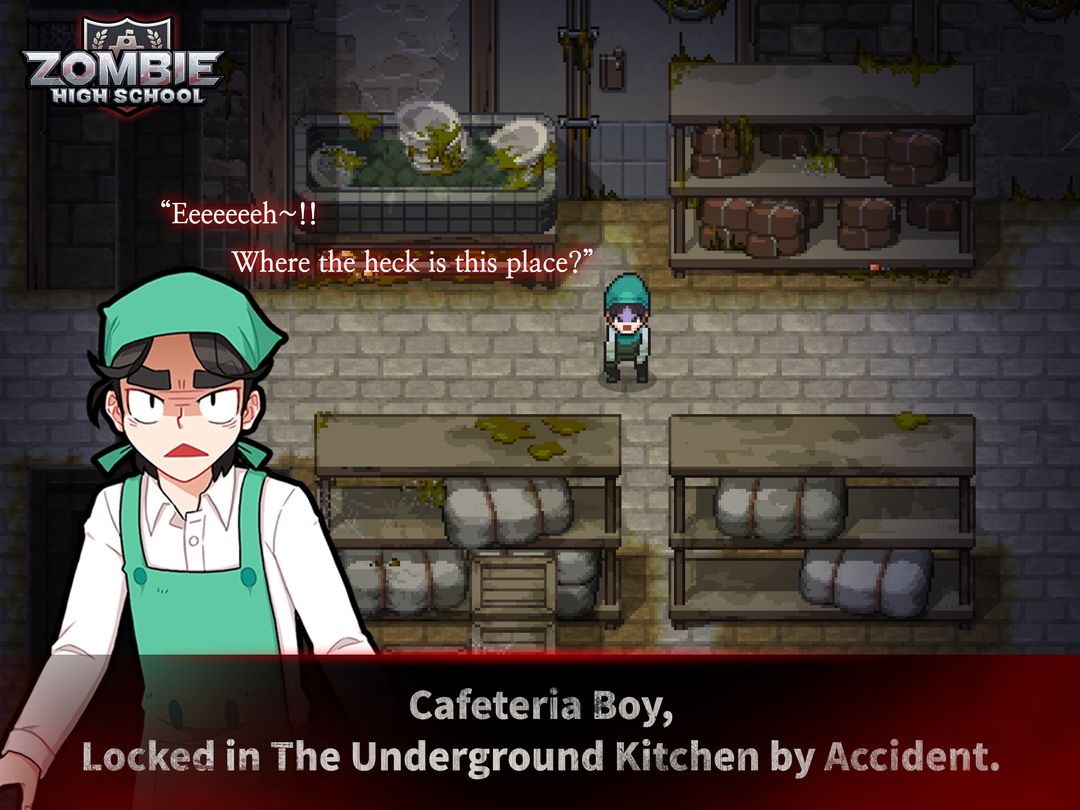 Screenshot of Zombie High School : Dark Kitchen