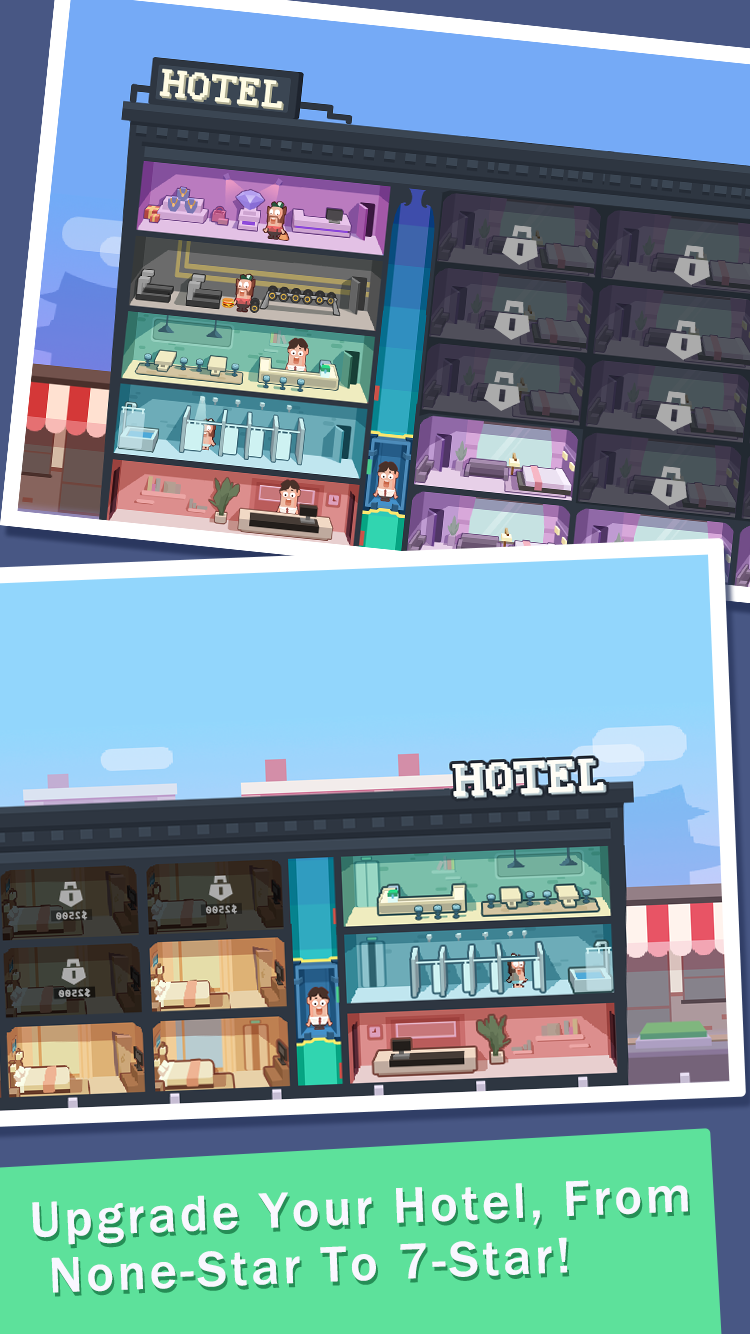 Great Hotel Tycoon Game Screenshot