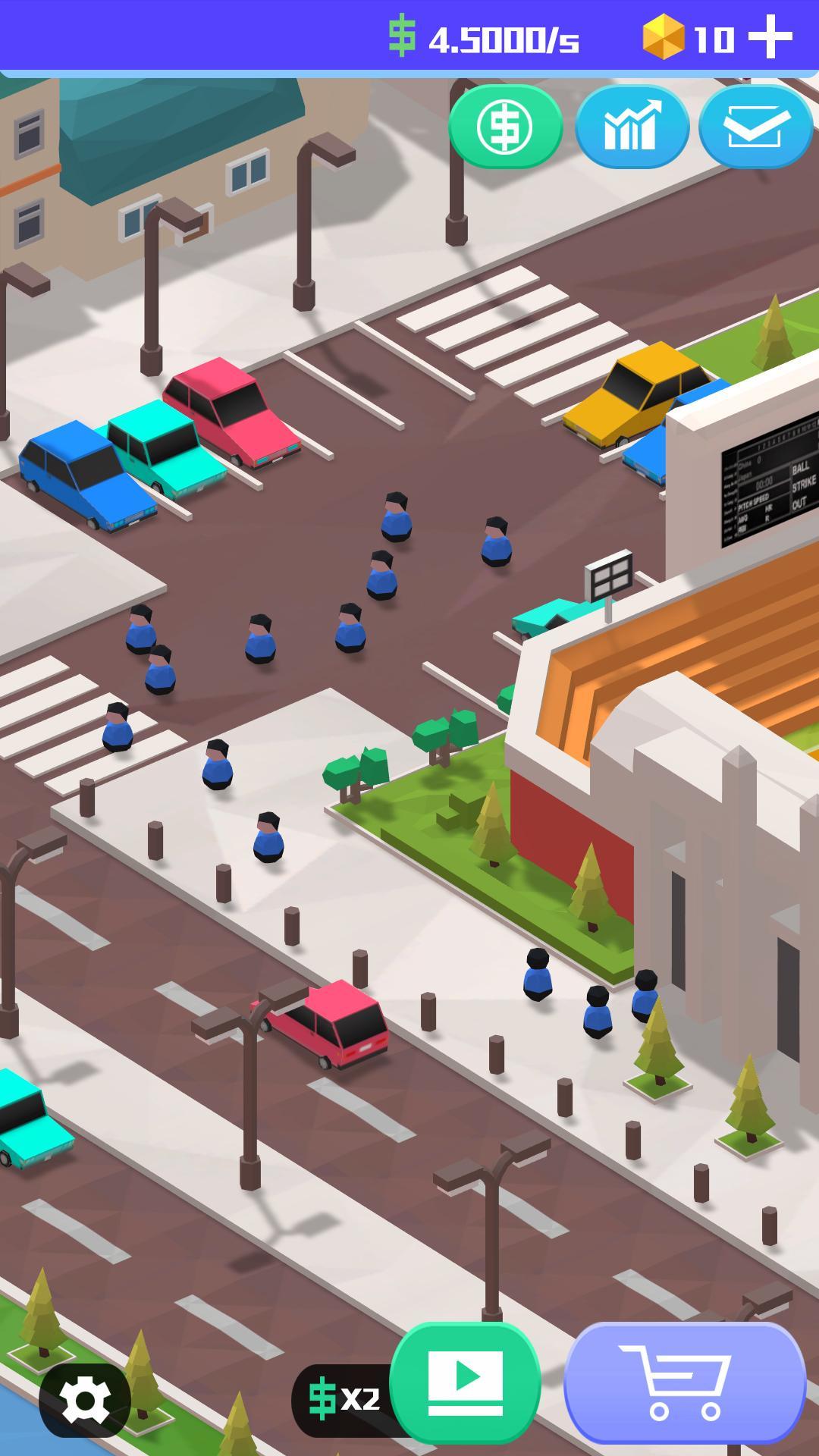 Idle BaseBall Tycoon Game Screenshot