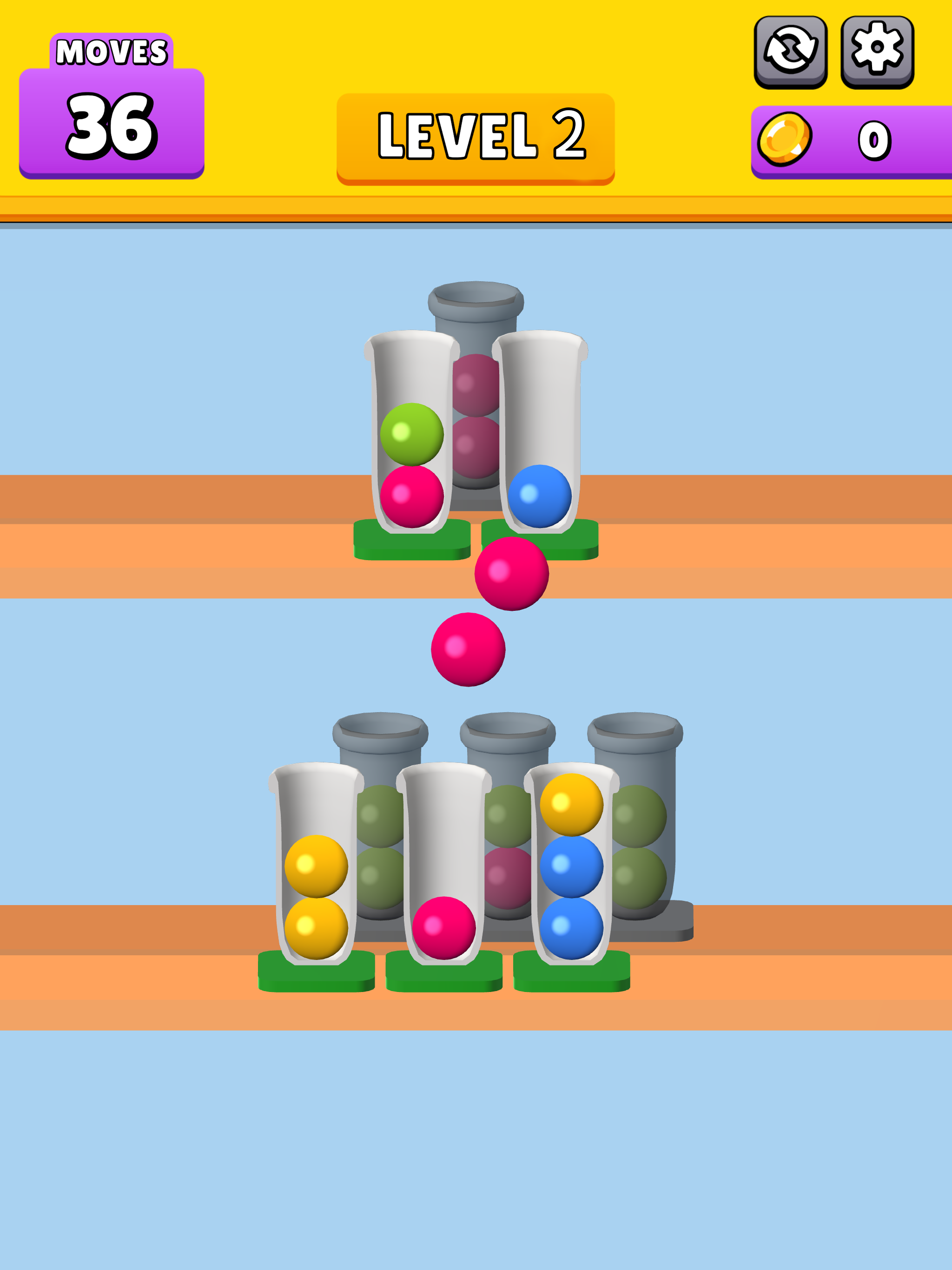 Pipe Sort screenshot game