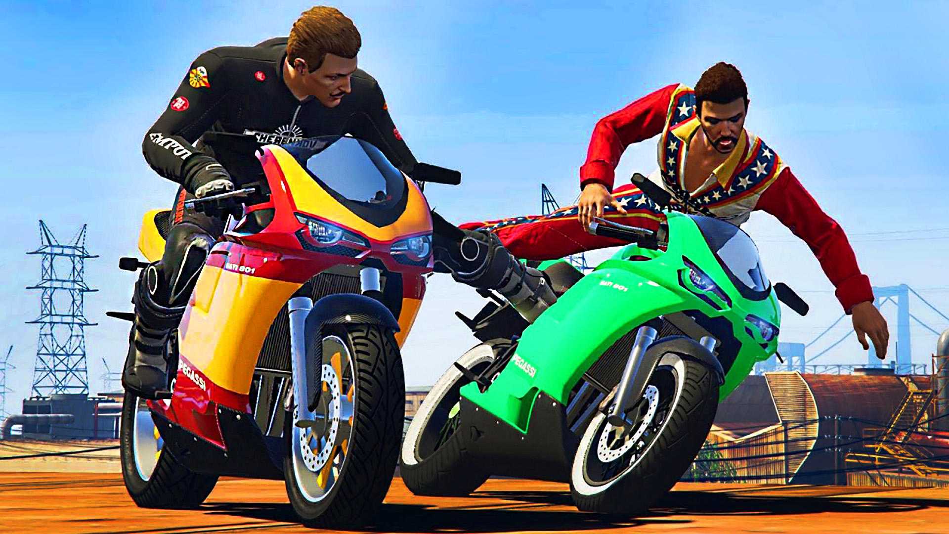 Captura de Tela do Jogo Stunt Bike Racing wala Game