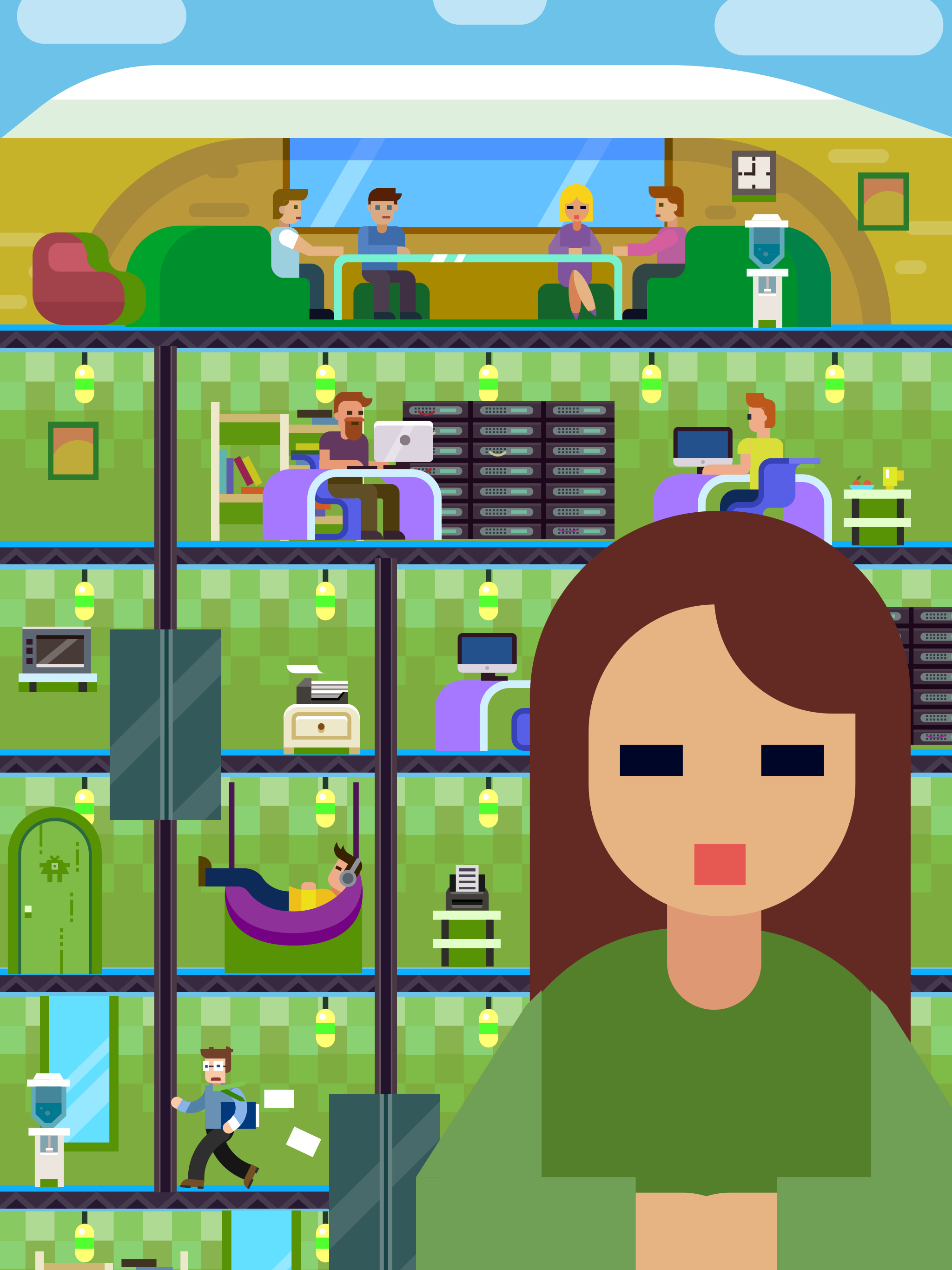 Funky Floors 게임 스크린샷