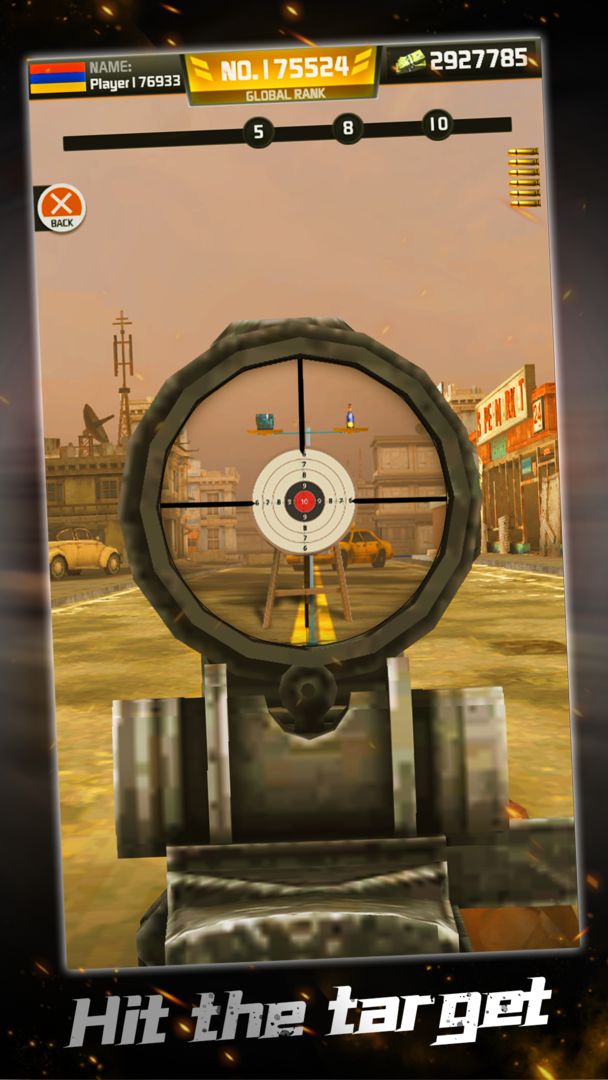 Sniper Action -Target Shooting Sniper 게임 스크린 샷