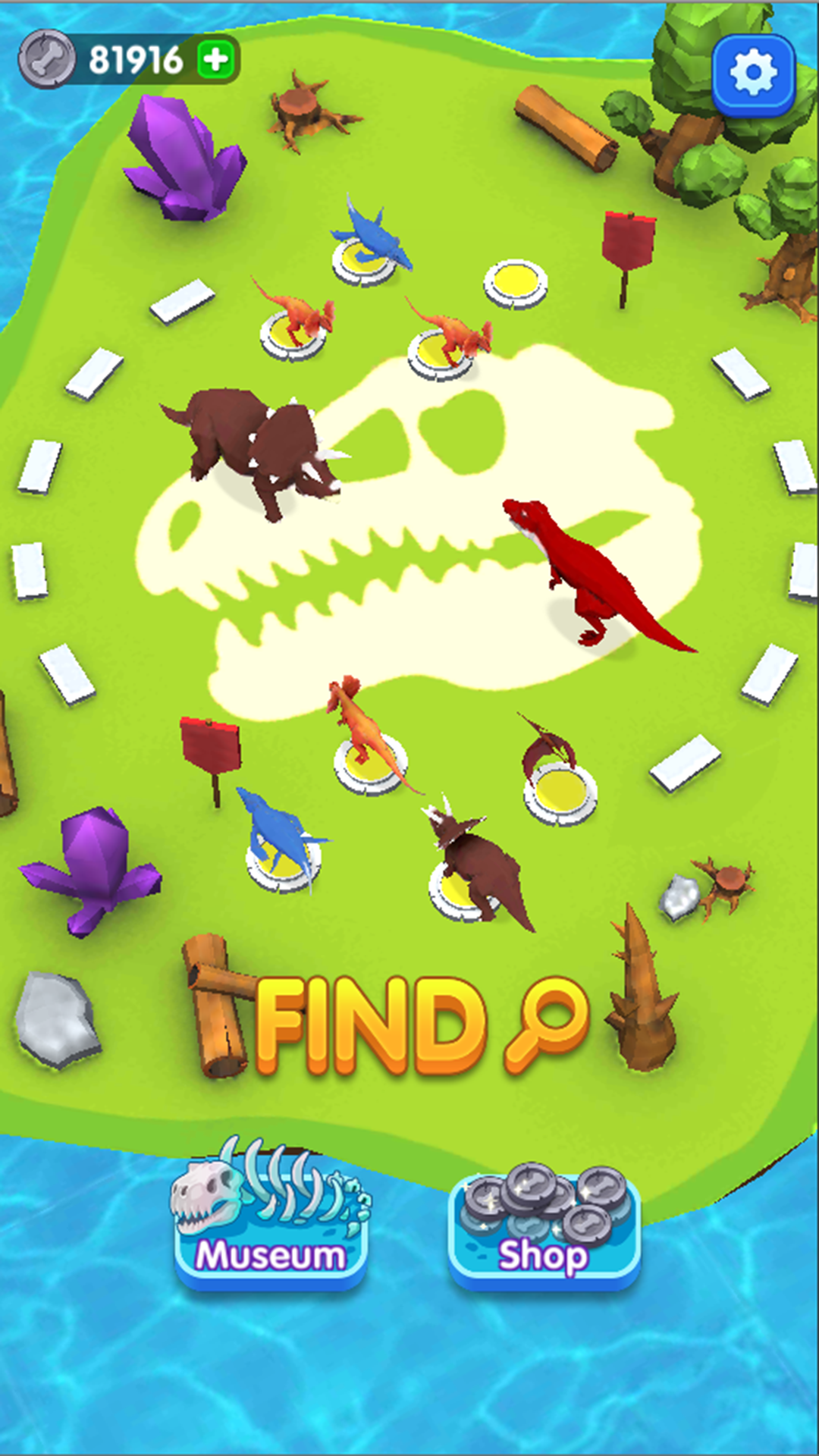 Cuplikan Layar Game Dino Arena