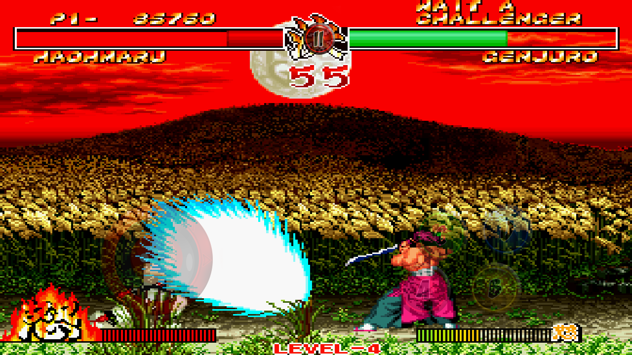 真SAMURAI SPIRITS ゲームのスクリーンショット