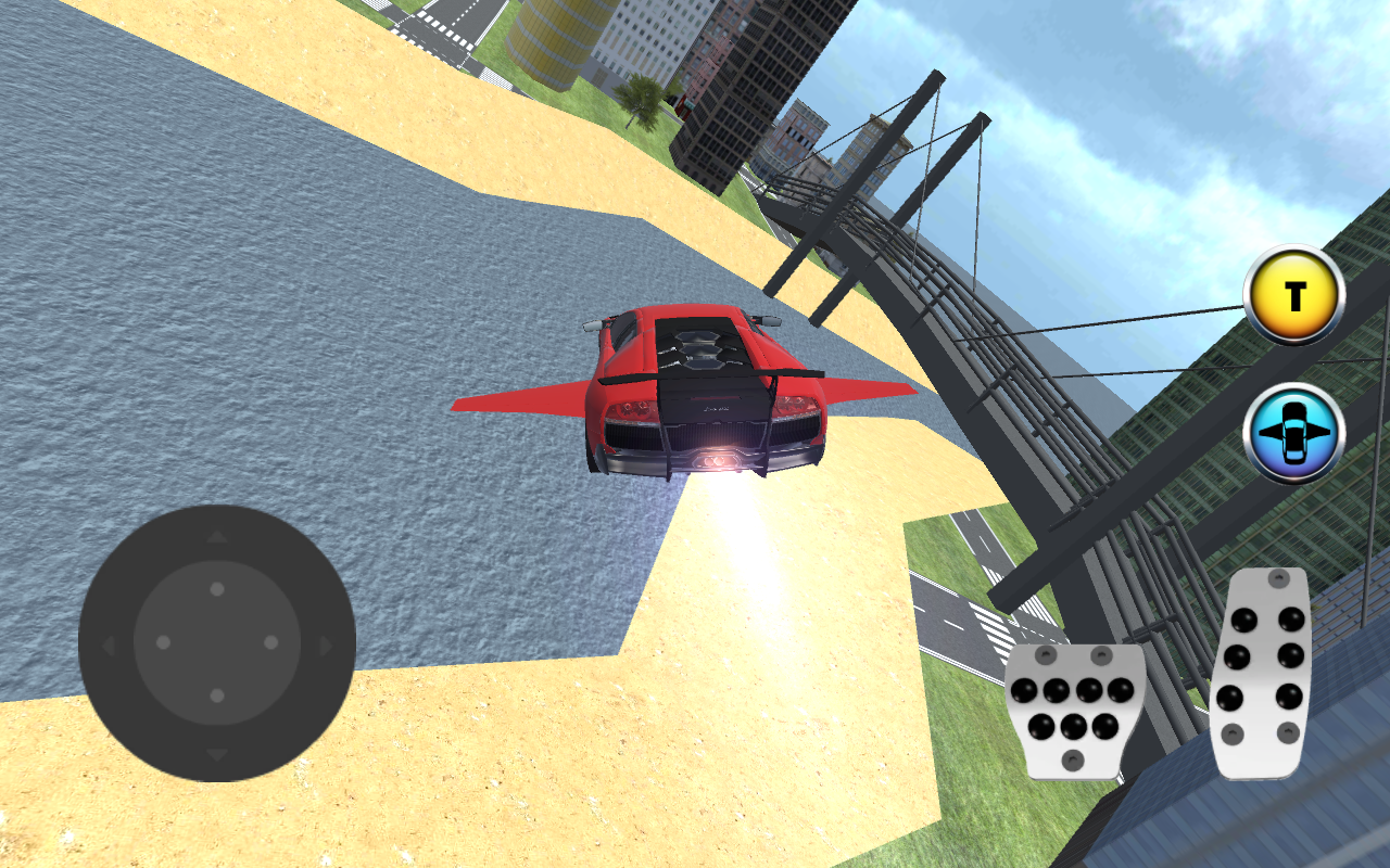 X Ray Flying Car Robot 3D screenshot game