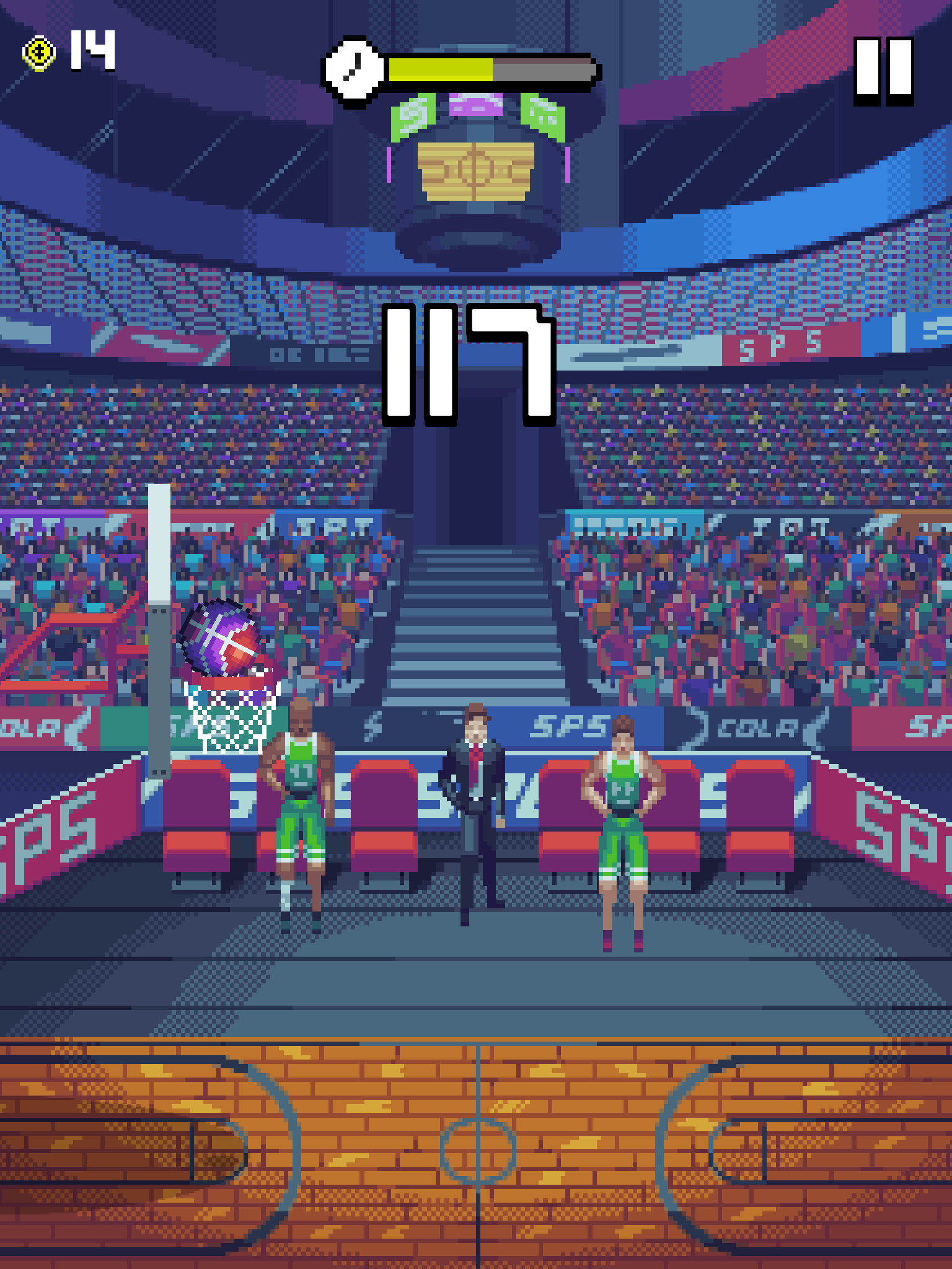 Bouncy Hoops ゲームのスクリーンショット