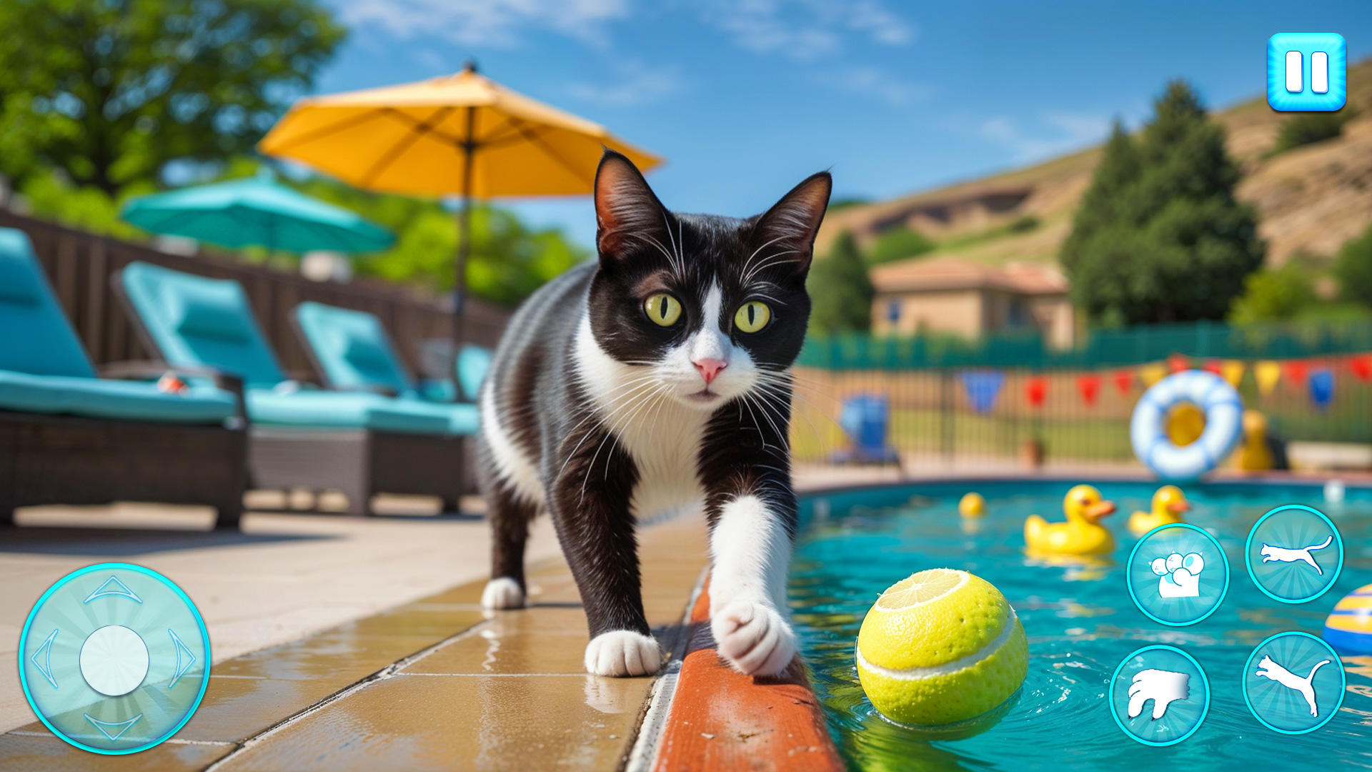 Angry Gran Vs Pet Cat Sim Game Game Screenshot