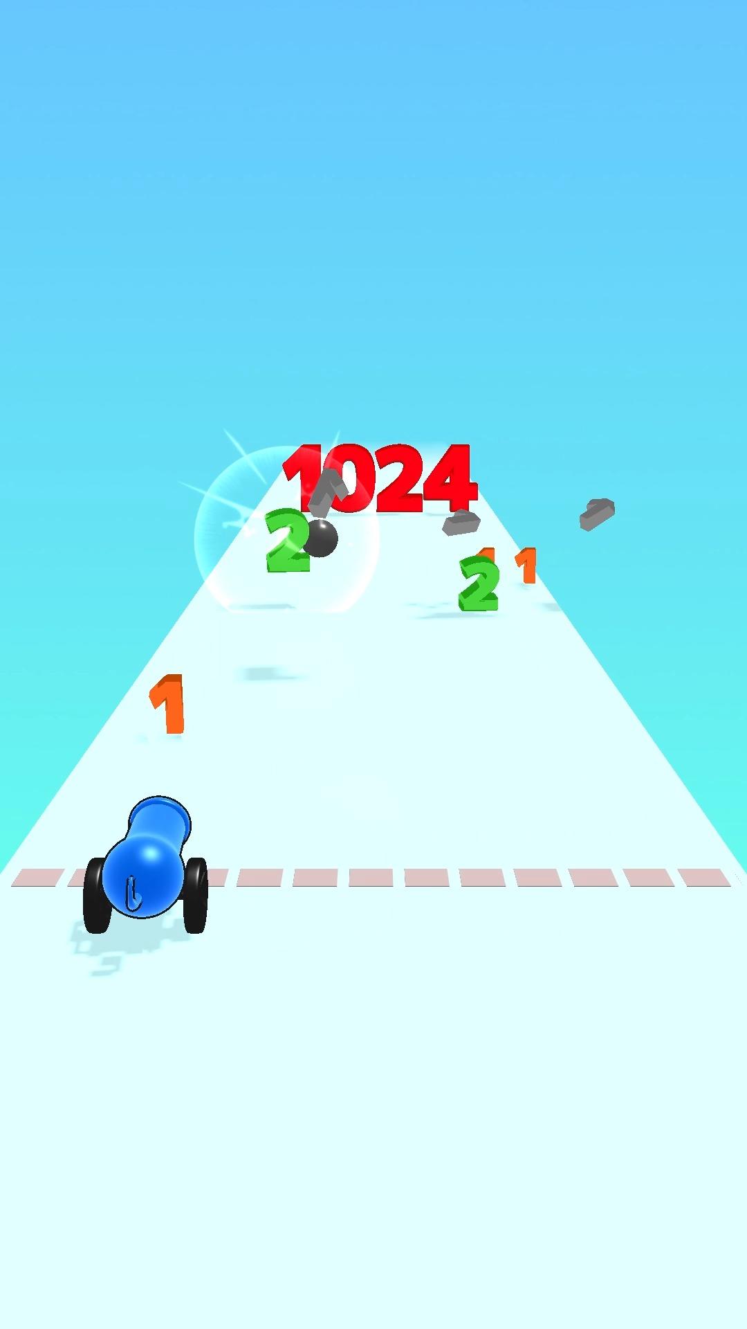 Cannon 2048 Game Screenshot