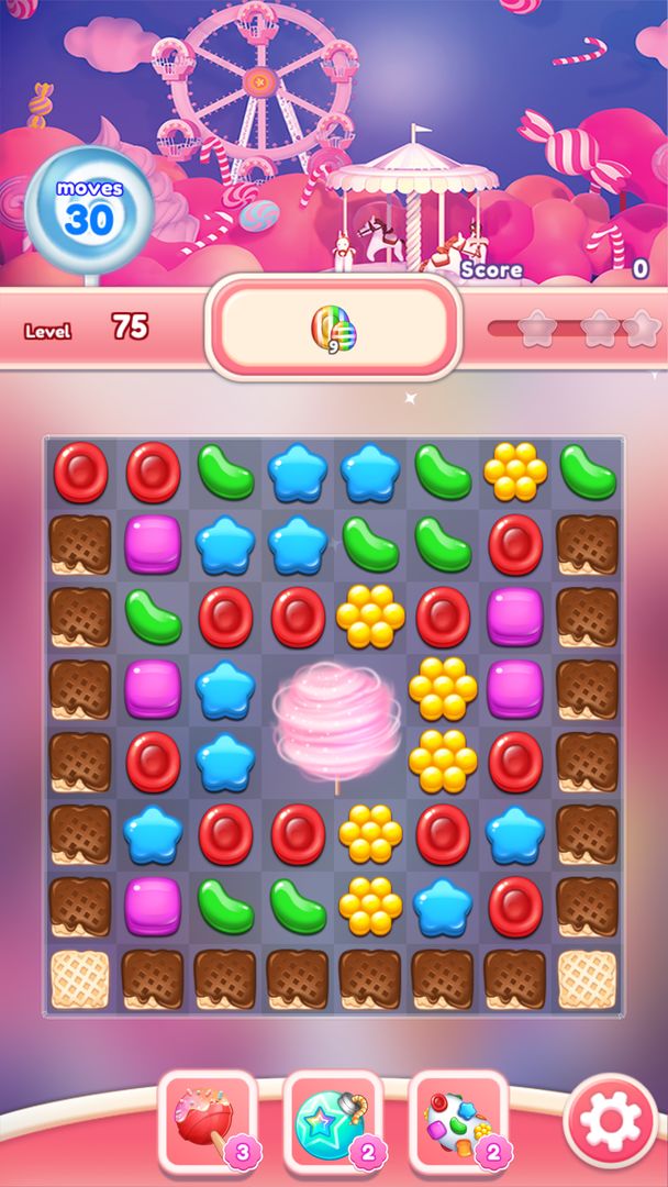 Candy Go Round: Match 3 Puzzle ภาพหน้าจอเกม