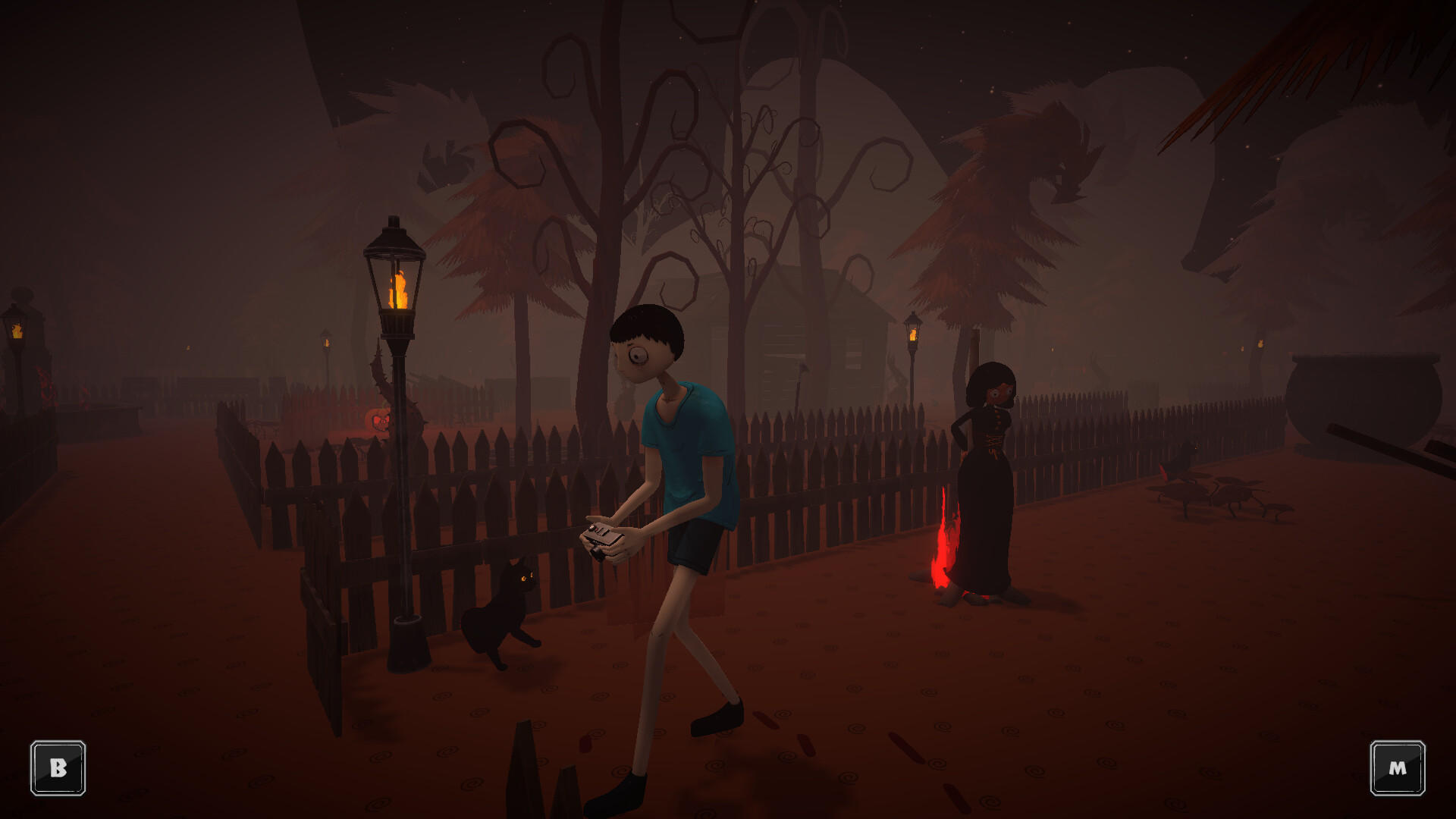 The Blogger: Pumpkins and Witches screenshot game