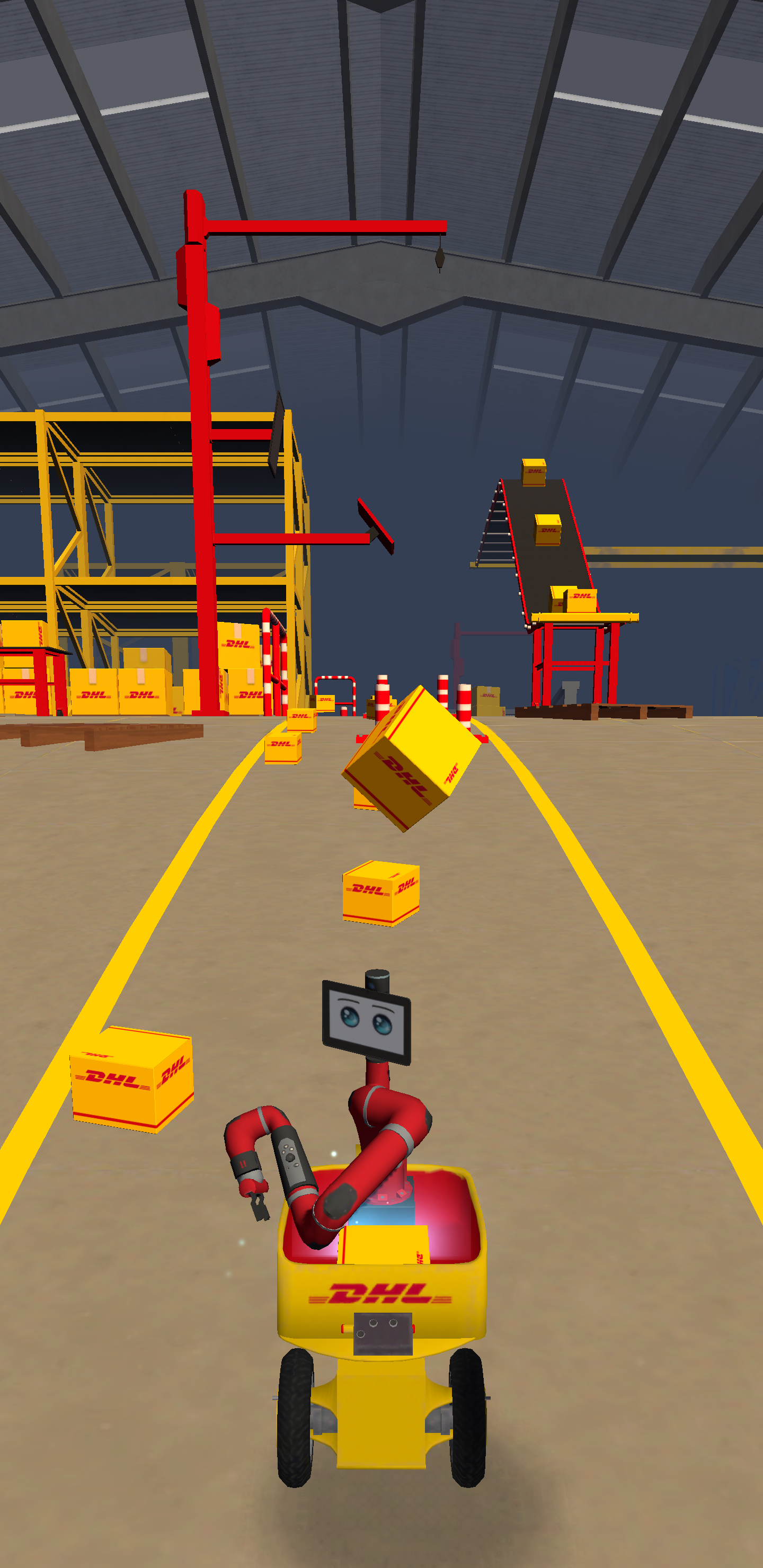 Screenshot of DHL EffiBOT Dash