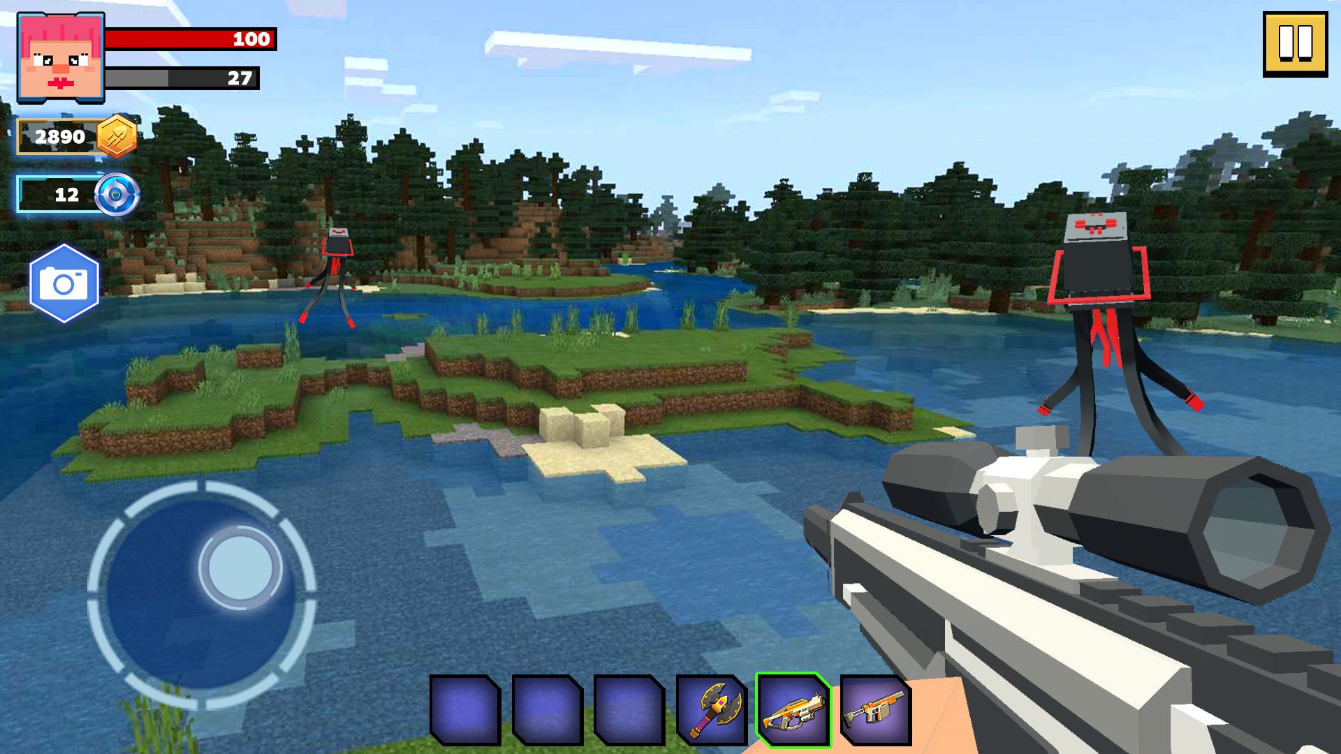 Screenshot of Fire Craft: 3D Pixel World