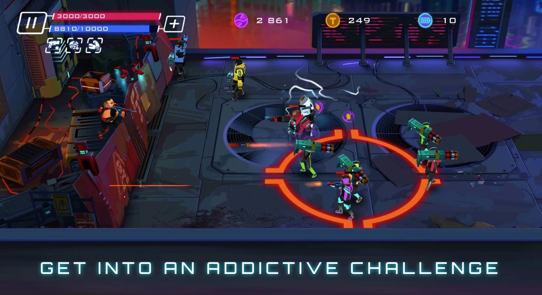 Screenshot of Uprising: Cyberpunk 3D Action Game