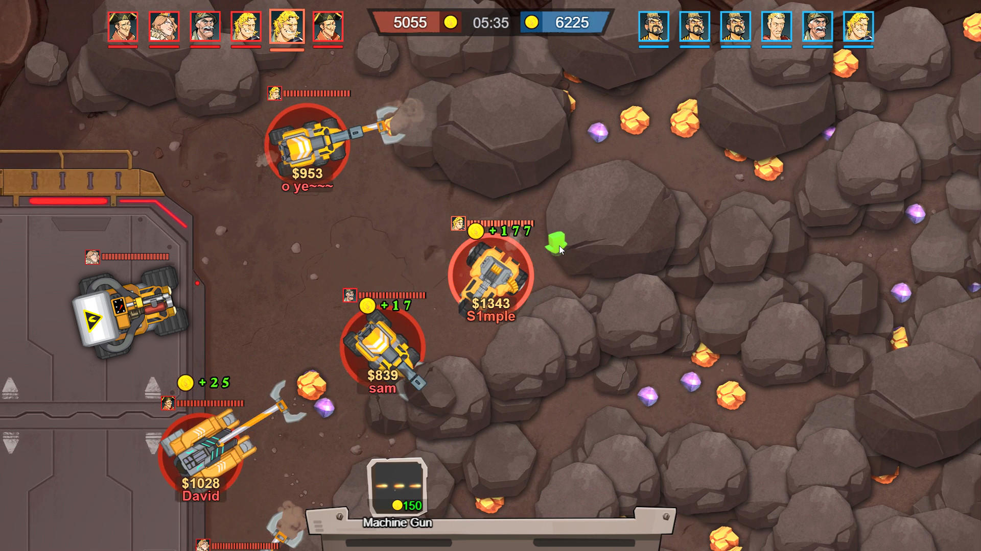 Mine Clash Game Screenshot