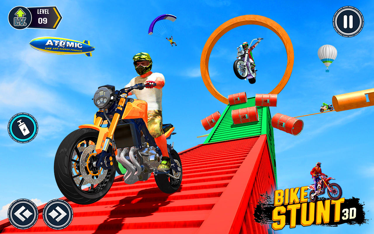 GT Mega Ramp Stunts Bike Games Game Screenshot