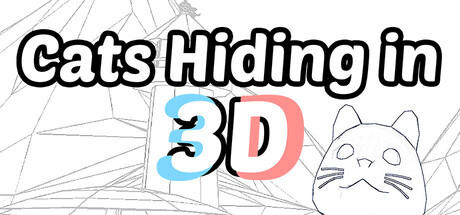 Banner of Cats Hiding in 3D 